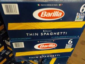 2 Boxes 6 Each Barilla Thin Spaghet...