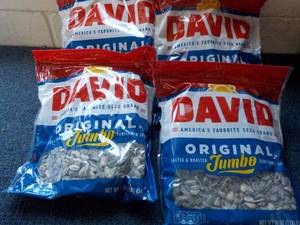 4 - 16 oz Bags David Jumbo Sunflowe...
