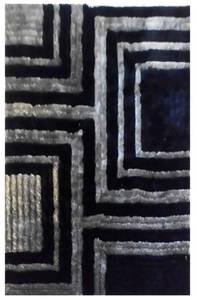 lot 21 image: DAHDOUL Memphis Collection 8 x 10 Area Rug (1403)- Black