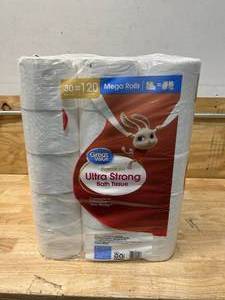 lot 64 image: PREMIUM Ultra Strong Bath Tissue (30 Mega Rolls)