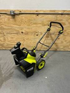 lot 82 image: RYOBI 40V Brushless Snow Blower (RY40809VNM) (Snow Blower Only)