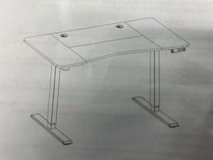 lot 93 image: Electric Height Adjustable Standing Desk (R55)