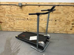 lot 6 image: SUNNY Health & Fitness SF-T1407M Foldable Manual Walking Treadmill
