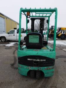 lot 10 image: 2003 Mitsubishi FB16KT Electric Forklift