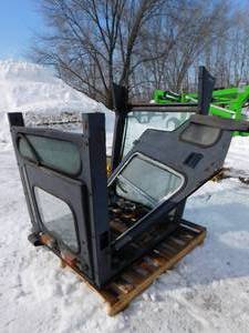 lot 54 image: Used Forklift Cab & 3 Vinyl Soft Cab Enclosures