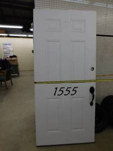 lot 63 image: White External Door - 35.5 x 78.5