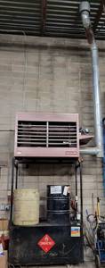 lot 28 image: Reznor Waste Oil Furnace with Tank and Stand