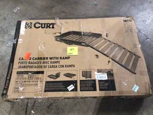 Curt Cargo carrier with ramp customer return review pictures