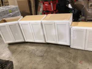 Pallet with assorted Cabinets White  various models and conditions customer return see pictures