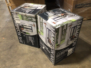 Lot of 2 Hampton Bay 31 in Gas  Patio Heater open box customer returns see pictures