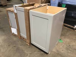 lot 14 image: Lot of Gray Cabnets various sizes review pictures