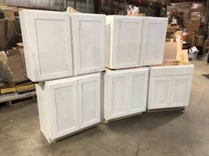 lot 17 image: Lot of White Cabinets  review pictures