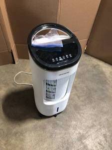 lot 28 image: Frigidaire  350 CFM 4-Speed 2-In-1 Evaporative Cooler (Swamp Cooler) and Fan with Wide Angle Oscillation for 250 sq. ft. - White