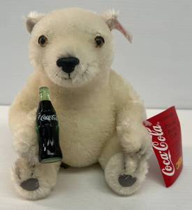 lot 13 image: Vintage Steiff Limited Edition Coca Cola Bear Tag # 666032 8