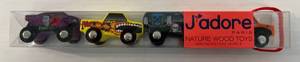 lot 58 image: J adore Paris Nature Wood Toys Mini Monsters Mobile NIB