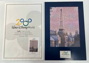 lot 60 image: 2000 Walt Disney World Epcot France Disneys Beauty And The Beast Photomosaics By Robert Silvers