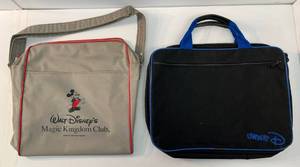 lot 64 image: Two Vintage Disney Totes 1 Walt Disneys Magic Kingdom Clud And 1 Disneys Company D