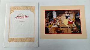 lot 66 image: Vintage 1994 Walt Disneys Snow White And The Seven Dwarfs Exclusive Commemorative Lithograph