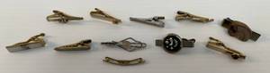 lot 72 image: Group Of Vintage Tie Clips