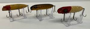 lot 87 image: Vintage Wooden Fishing Lures