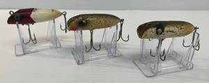 lot 93 image: Vintage Wooden Fishing Lures