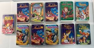 lot 101 image: Large Group Of Walt Disney VHS Black Diamond Classics