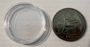 lot 123 image: 1888 Indo-China Piastre Coin