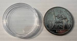 lot 124 image: 1497 Indo-China Piastre Coin
