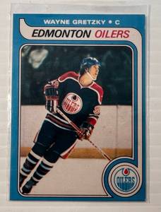 lot 125 image: Vintage 1979 O-Pee-Chee Wayne Gretzky Rookie Card (Possible reprint )