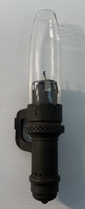 lot 167 image: Antique Railroad Coach Candle With Original Glass (Glass Has Missing Pieces But Cant See When In Place)