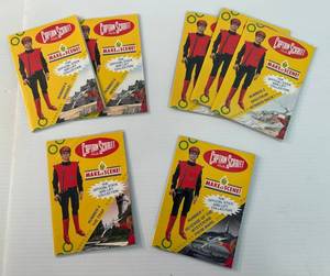 lot 174 image: 7 Vintage Captain Scralet MakeaScene Books NIB