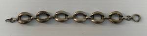 lot 203 image: Antique Possible Silver Decorative Bracelet 7 14 Long