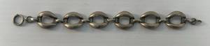 lot 216 image: Antique Possible Silver Decorative Bracelet 7 14 Long