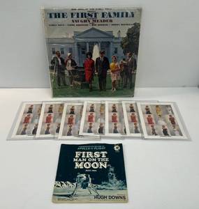 lot 221 image: Vintage The First Family Kennedy Album, Apollo 11 Flight First Man On The Moon 1969 Album And More