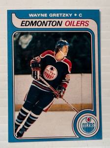lot 1 image: Vintage 1979 O-Pee-Chee Wayne Gretzky Rookie Card (Possible reprint )
