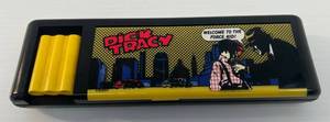 lot 268 image: Vintage 1990s Dick Tracy Plastic Tray School Pencil Box With Pencil HolderBuilt In