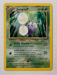 lot 298 image: 2000 Pokemon Stage 2 JumpluffCard # 7111
