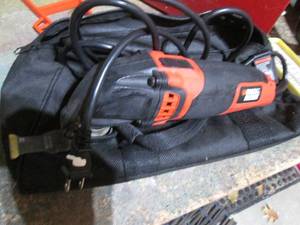 lot 2 image: Black and Decker oscillating multi-...