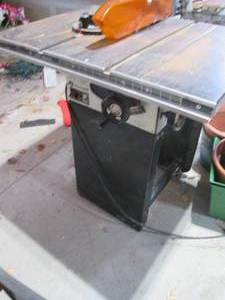 lot 14 image: Rockwell 120v 12.6amp 9 table saw ...