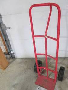 lot 15 image: Heavy duty metal 2-wheel dolly...