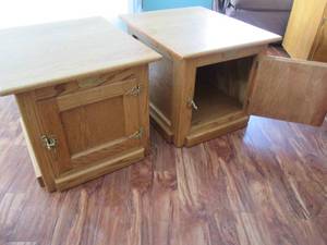 lot 40 image: (2) wooden White Clad storage box e...