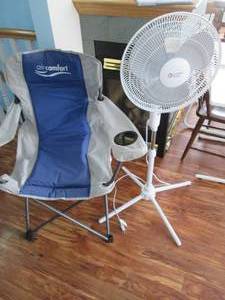lot 53 image: Comfort Zone Oscillating stand fan ...