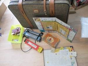 lot 81 image: Vintage luggage set, Vintage impuls...