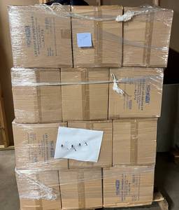 MSRP $2000  40 Cases&nbspHigh Five Productions Lab Coat, Spunbond PP dark Blue, Knit Collar &amp Cuffs, 4 Snaps, No Pocket Size 5XL Breathable Construction Keeps Workers Cooler 30eaCase (Selling Online $10 Each Lab Coat Plus Shipping)