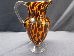 lot 20 image: Blown Glass Pitcher