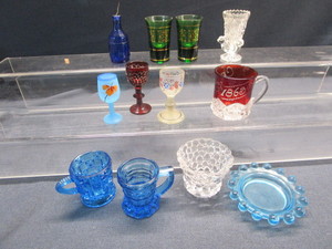 lot 43 image: Ruby Flash, Mug, Shot Glasses