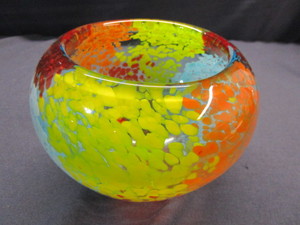 lot 73 image: Multi Color Art Vase