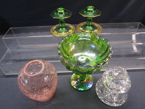 lot 84 image: Candle Stands, Compote, Candy