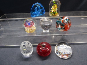 lot 87 image: Paperweights