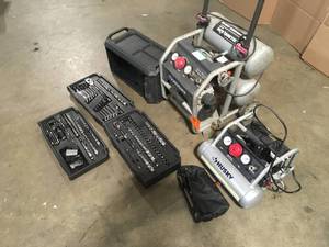 Lot of Assorted Husky Power Tools and hand Tools Customer Returns SeePictures and  Terms on Auction